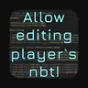 Minecraft Mod : Allow editing player`s nbt!