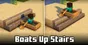 Minecraft Mod : Boats Motion Rework (Climb Stairs, Slabs, and Ice)